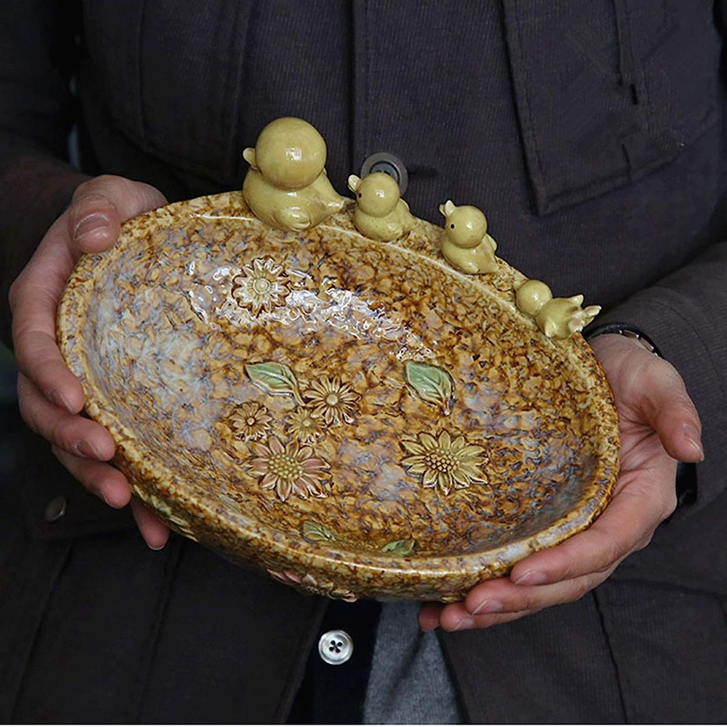 Miska na owoce do blatu kuchennego kosz na owoce talerze ekspozycyjne cukierków, owoce miska kreatywna retro ceramiczna miska - miska na owoce, zastawa stołowa, centralny element na wesela vintage,