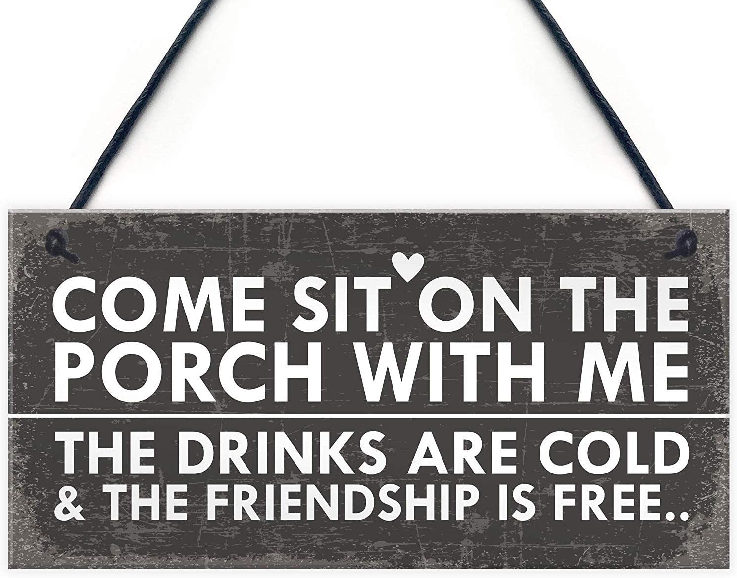 New Wood Sign 10x5 Inch Sit On The Porch Shabby Chic for Home Decor Garden Yard Signs Wall Sign Plaque Farm House Gifts