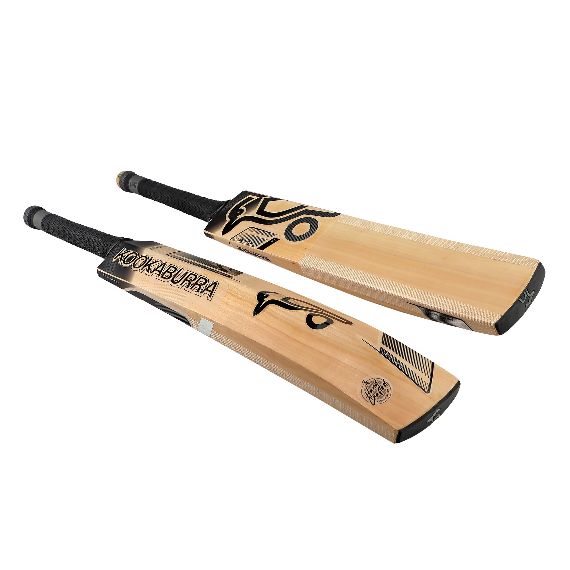 Kookaburra Stealth 7.1 Cricketschläger, Größe H, Harrow, Schwarz