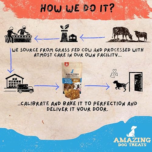 Miniatura 2 de Amazing Dog Treats - Cuadrados de mejilla de res de 4 x 4 pulgadas sabor a polvo de grano 4 unidades - Sin olor - Corte grueso - Alternativa de