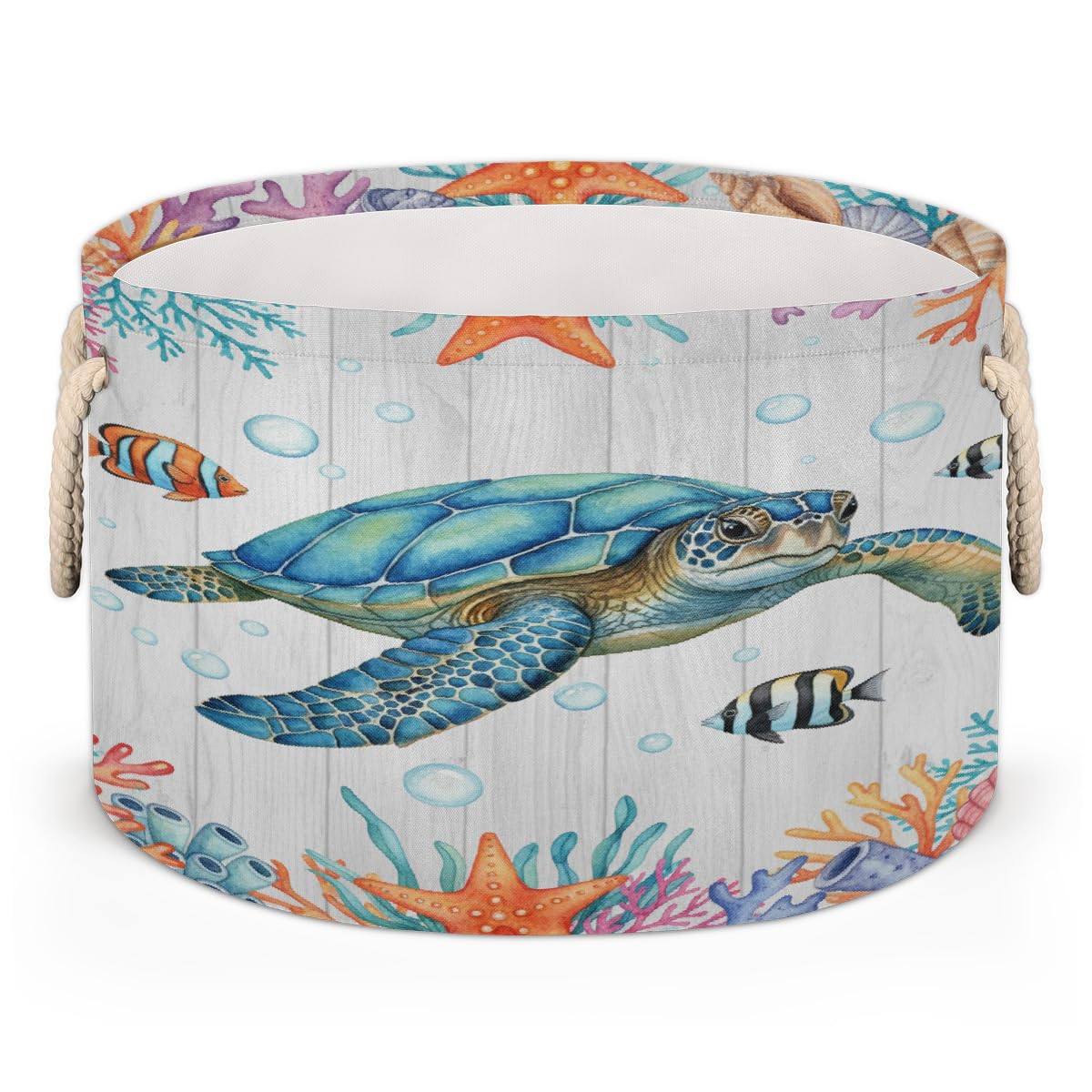Panier de rangement pour couverture et salon ordonné