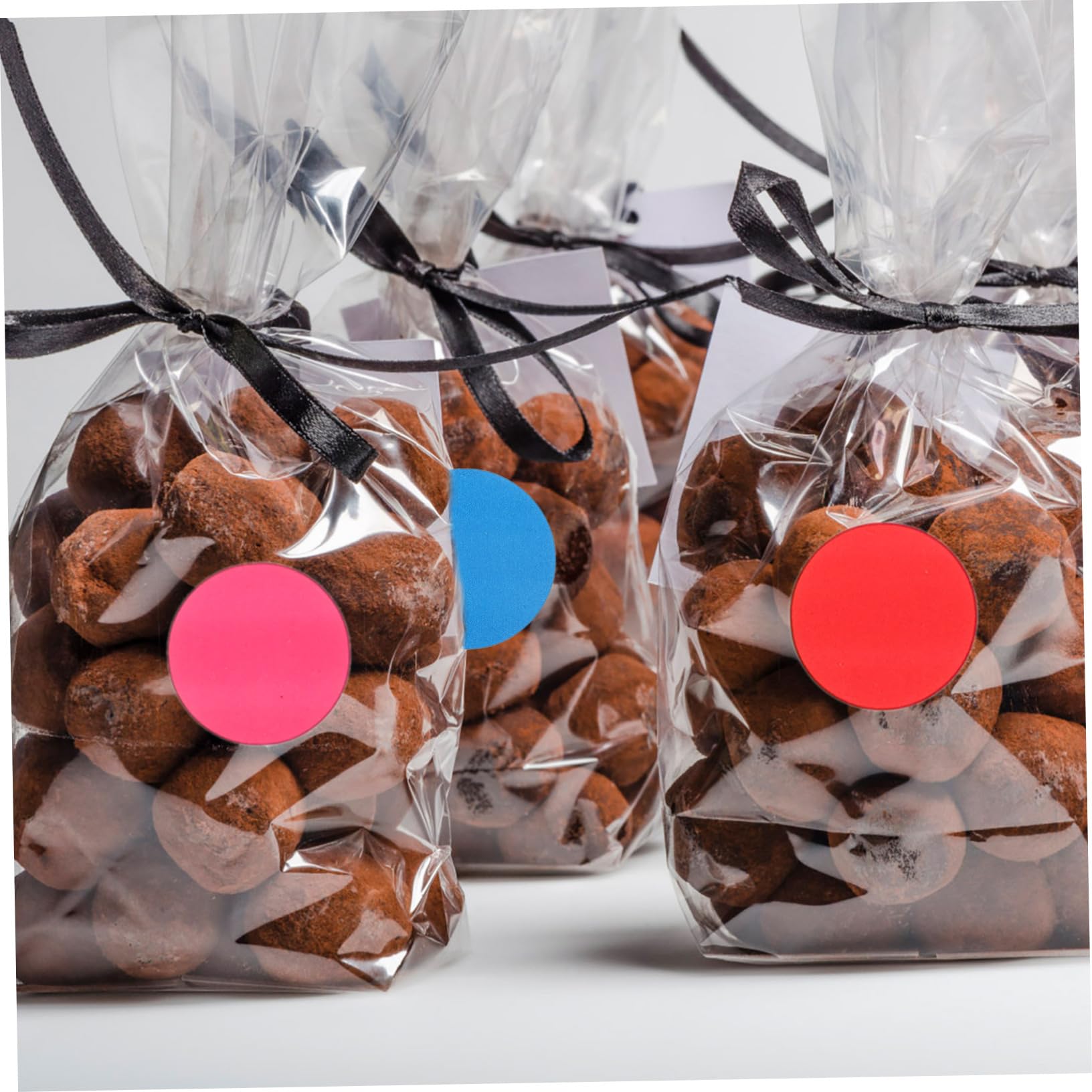Angoily 10rotoli Etichette Adesive Pois Colorati Di Adesivi Circolari Etichette Di Classificazione Per Uso Domestico Scolastico e Ufficio Senza Residui Colla Comode Per Etichettare Articol