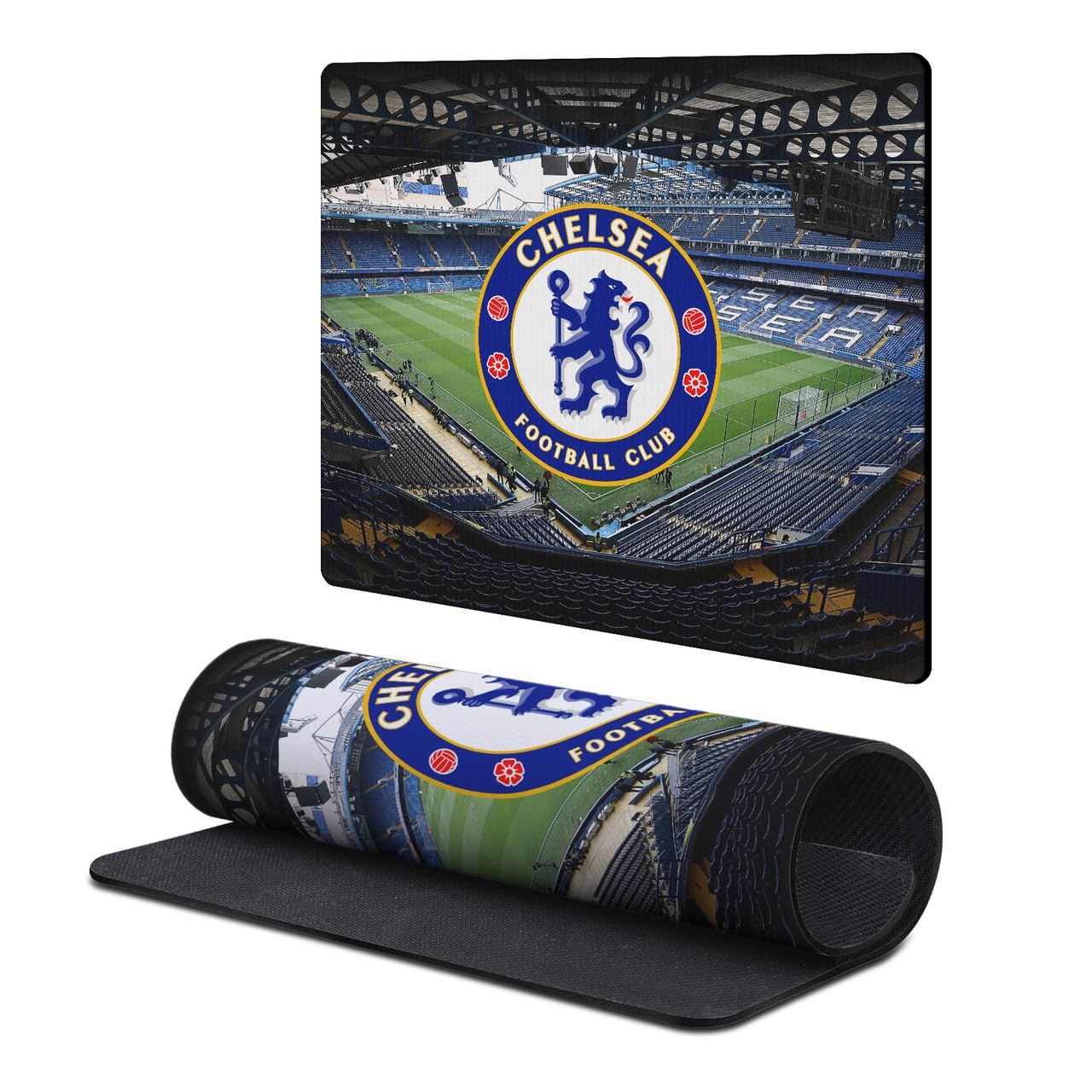 Head Case Designs Officially Licensed Chelsea Football Club Stamford Bridge Stadium Crest Logo 9.84 x 11.81 x 0.12 inches (250 x 300 mm) - S Gaming Office Desk PC Keyboard Mouse Mat Pad