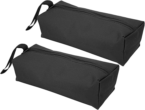 Bolsa de herramientas con cremallera, 2 piezas portátil para electricista, bolsa de almacenamiento de herramientas de mano, bolsa de herramientas