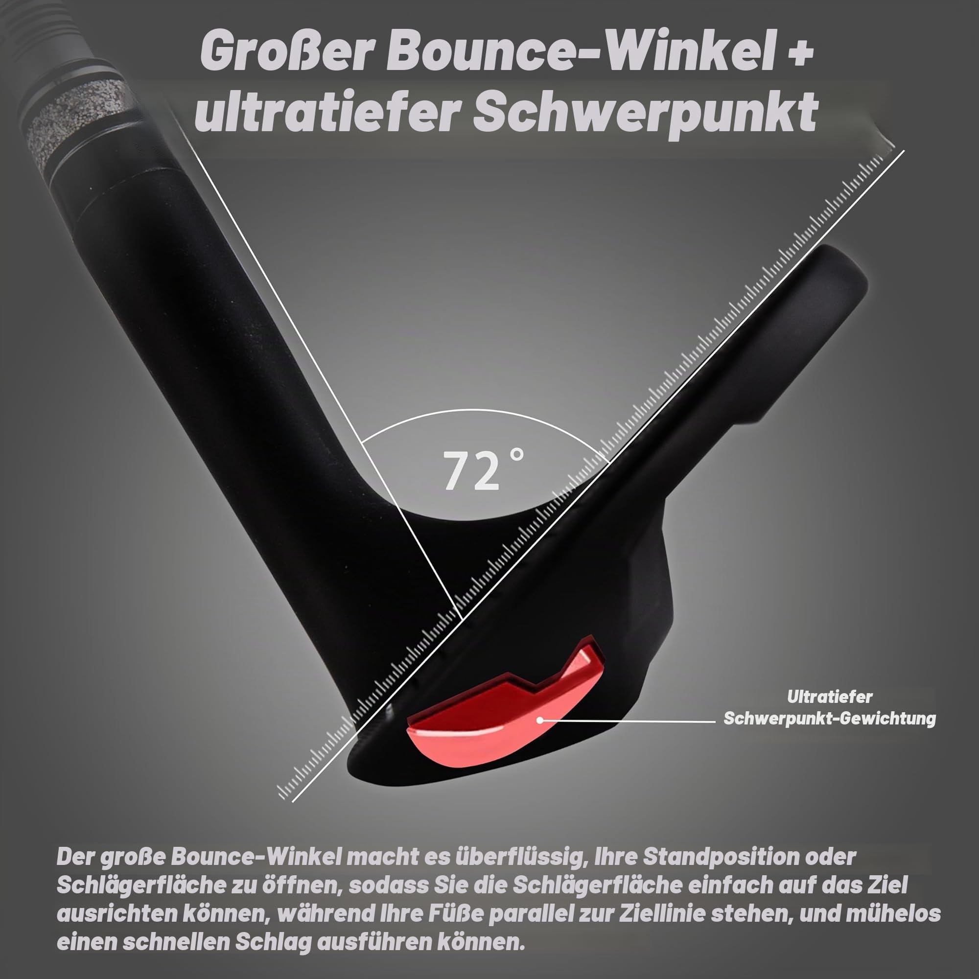 PGM Wedge - 72 Grad Premium Sand Wedge, Lob Wedge für Männer & Frauen - CNC Textured - Bunker Buster Escape Bunkers and Save Strokes Around The Green-High Loft Golf Club