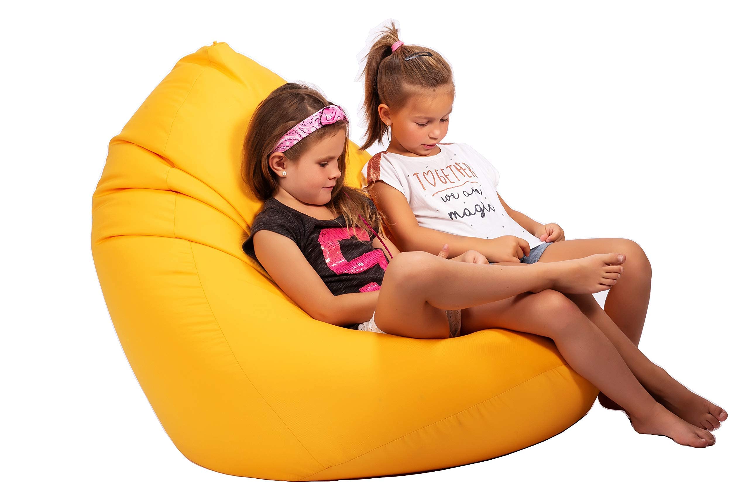 Haus & Garten Chilly pilley Pouf Coussin De Sol Impermeable Intérieur Extérieur pour Enfants Et Adultes Plusieurs Couleurs Et Tailles Au Choix (65x95, Noir)