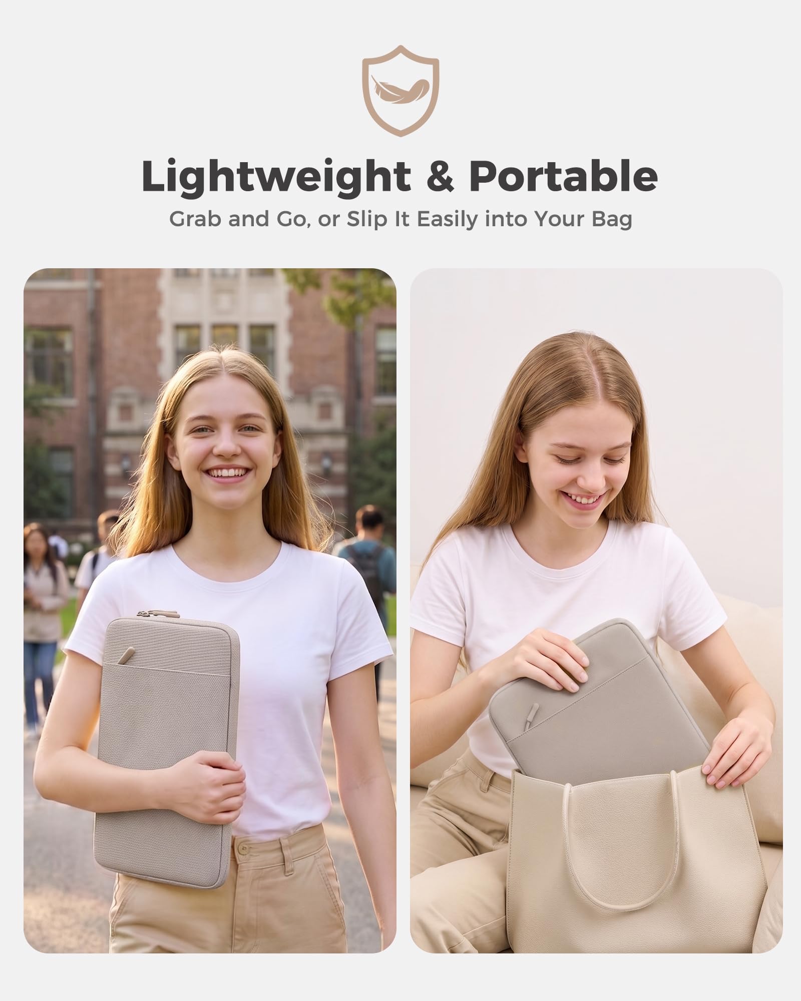 ProCase MacBook Neo専用設計パソコンケース 13インチ カラーコーデPCケース ノートパソコンケース - ピンクレオパード | 2026年モデル（A18 Pro）対応，保護スリーブ,薄型インナーバッグ,ソフト裏地, 衝撃吸収, 傷防止, 軽量, 持ち運び便利, 通勤通学