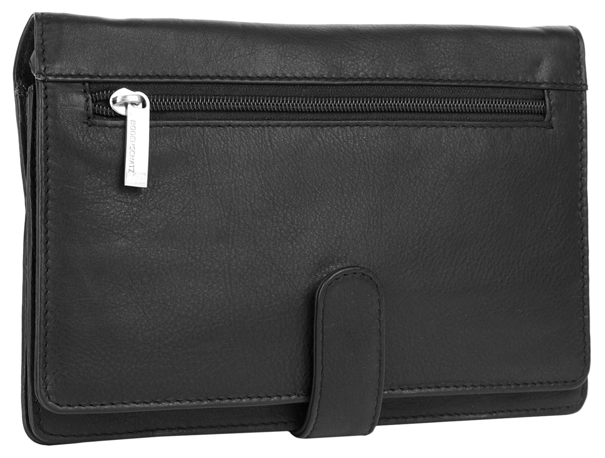 Handgelenk Tasche Echt Leder schwarz Herren - 017218