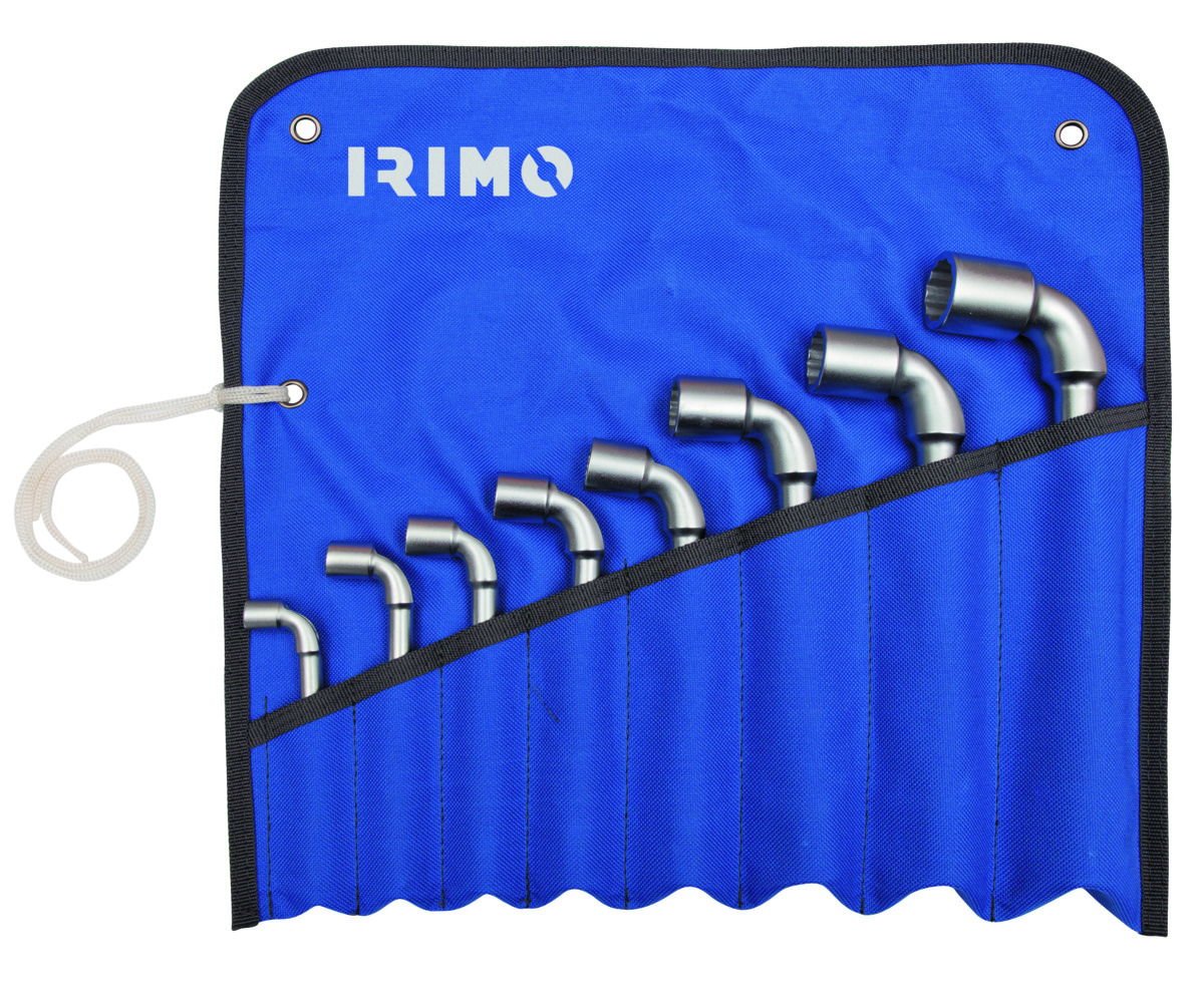 Clés à pipe débouchées 8-22 mm Irimo 52-8-W pochette outil serrage mécanique boulon long