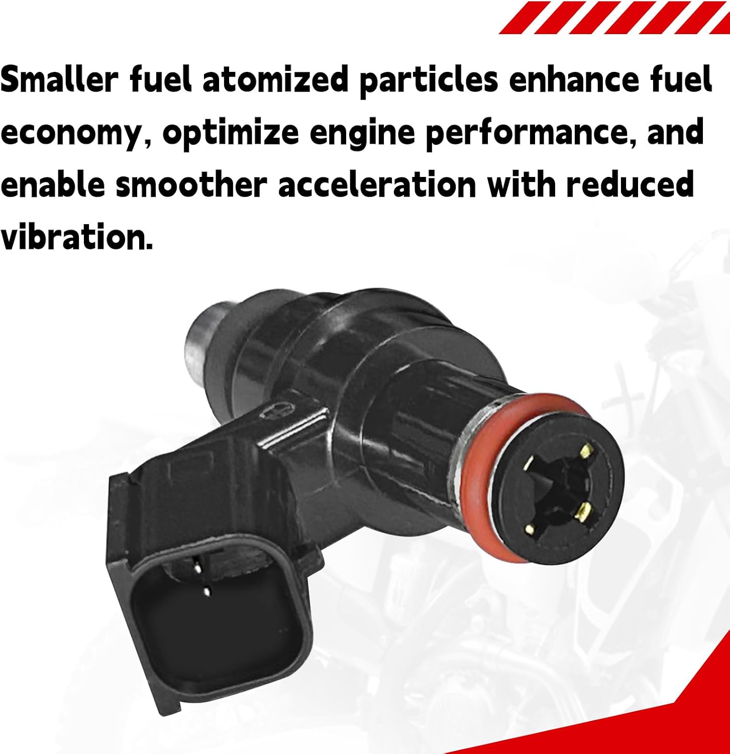 12 Holes Fuel Injector Replace 75041023144 Compatible with 2012-2016 350 450 500 SXF XCF EXCF XCW EXC