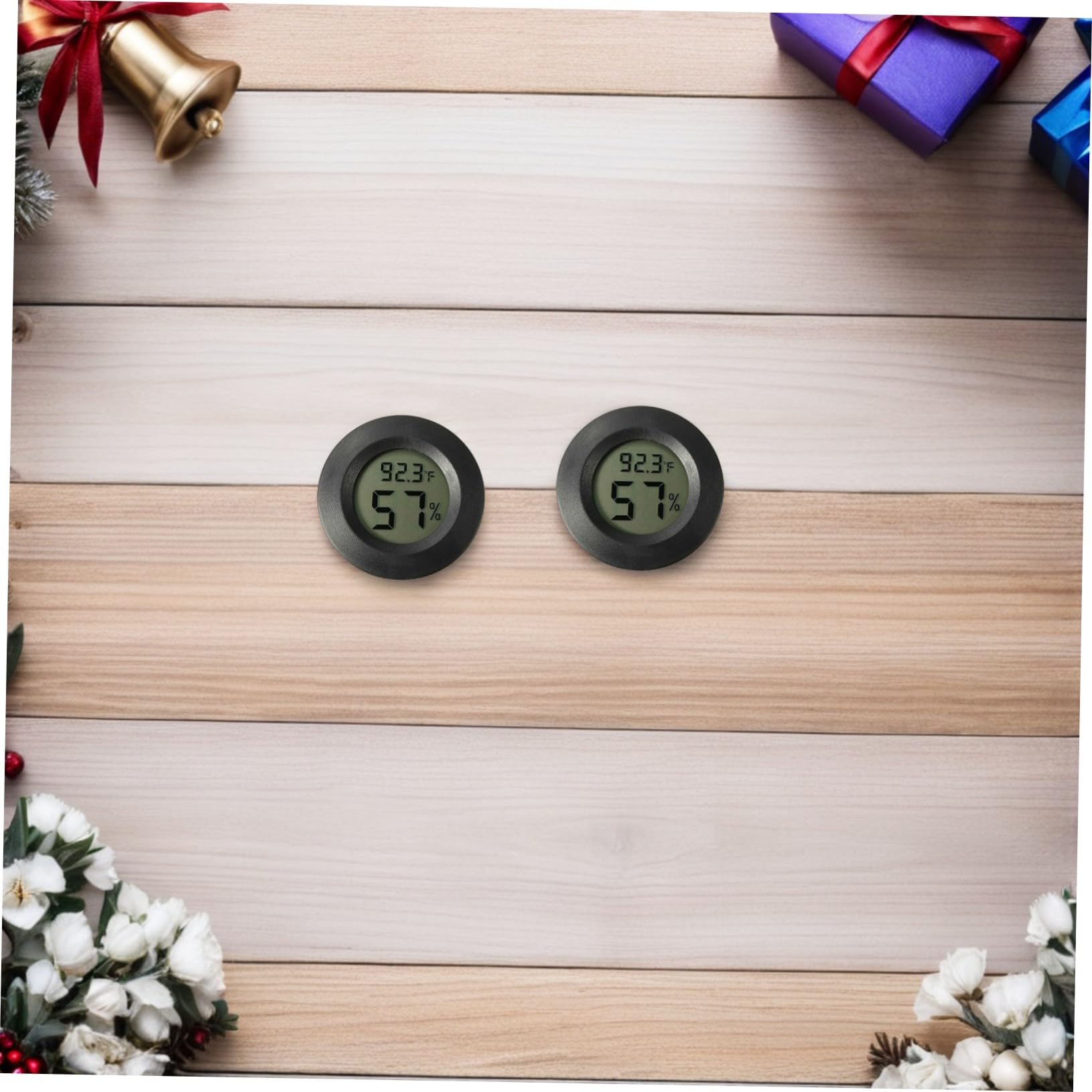 DOITOOL 21 Piezas Termómetro Higrómetro Digital Mini para Terrarios Medidor de Temperatura y Humedad Ambiental Accesorio para Terrarios de Reptiles Pantalla LCD Precisa