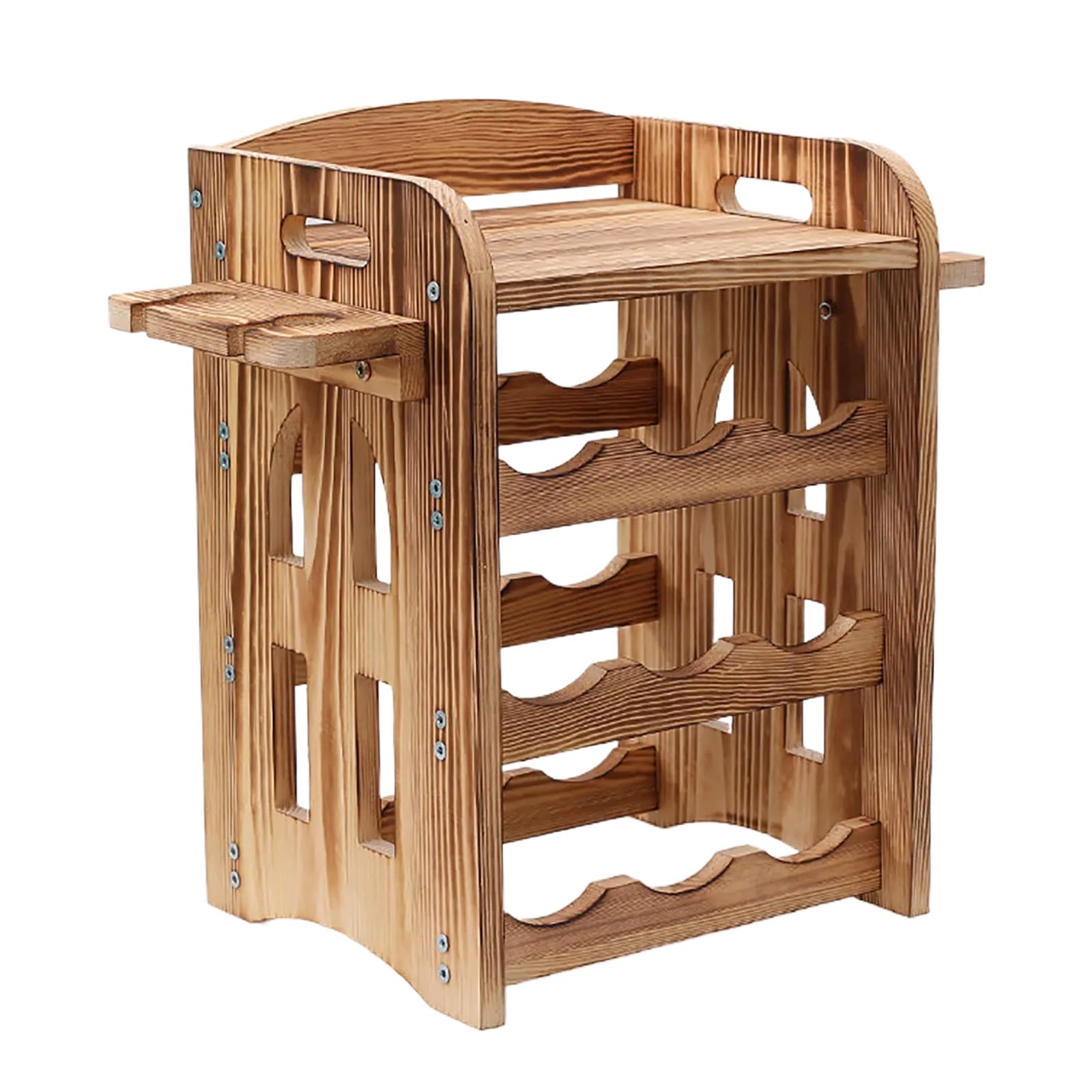 Casier à vin en bois chic pour sublimer le salon et le rangement des bouteilles