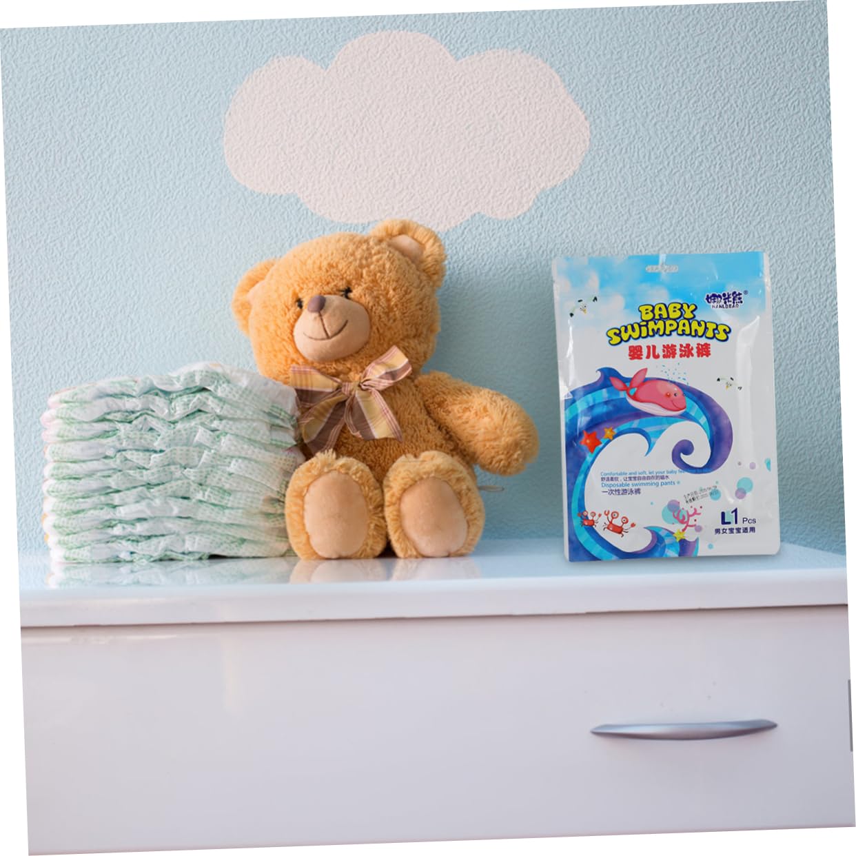 BESTonZON 15 Piezas Nadar Pañal Recién Nacido Pañal De Natación Reutilizable Bañador De Bebe Bañadores De Bebe Pañal De Pantalones Antifugas Desechable Bebé