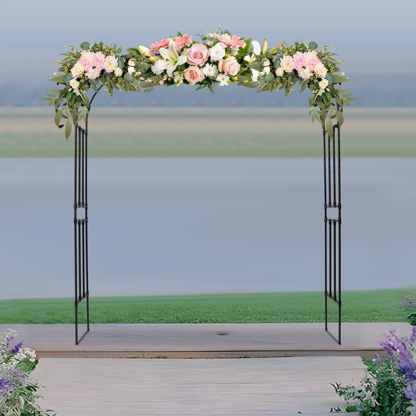 Arco da giardino 2,4 m per piante rampicanti e rose
