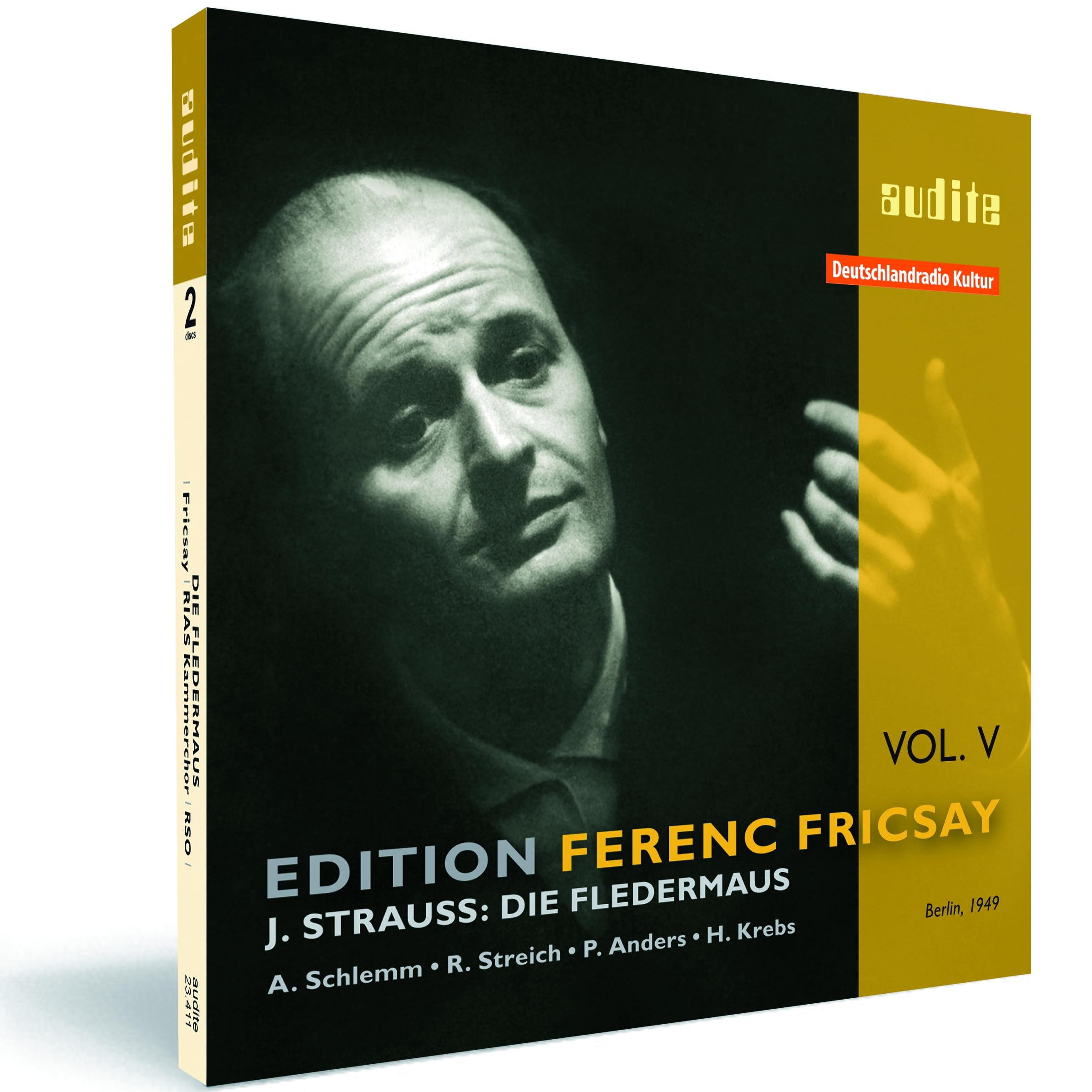 Strauss, J - Die Fledermaus (Schlemm, Streich, Anders / Fricsay, Berlin 1949)