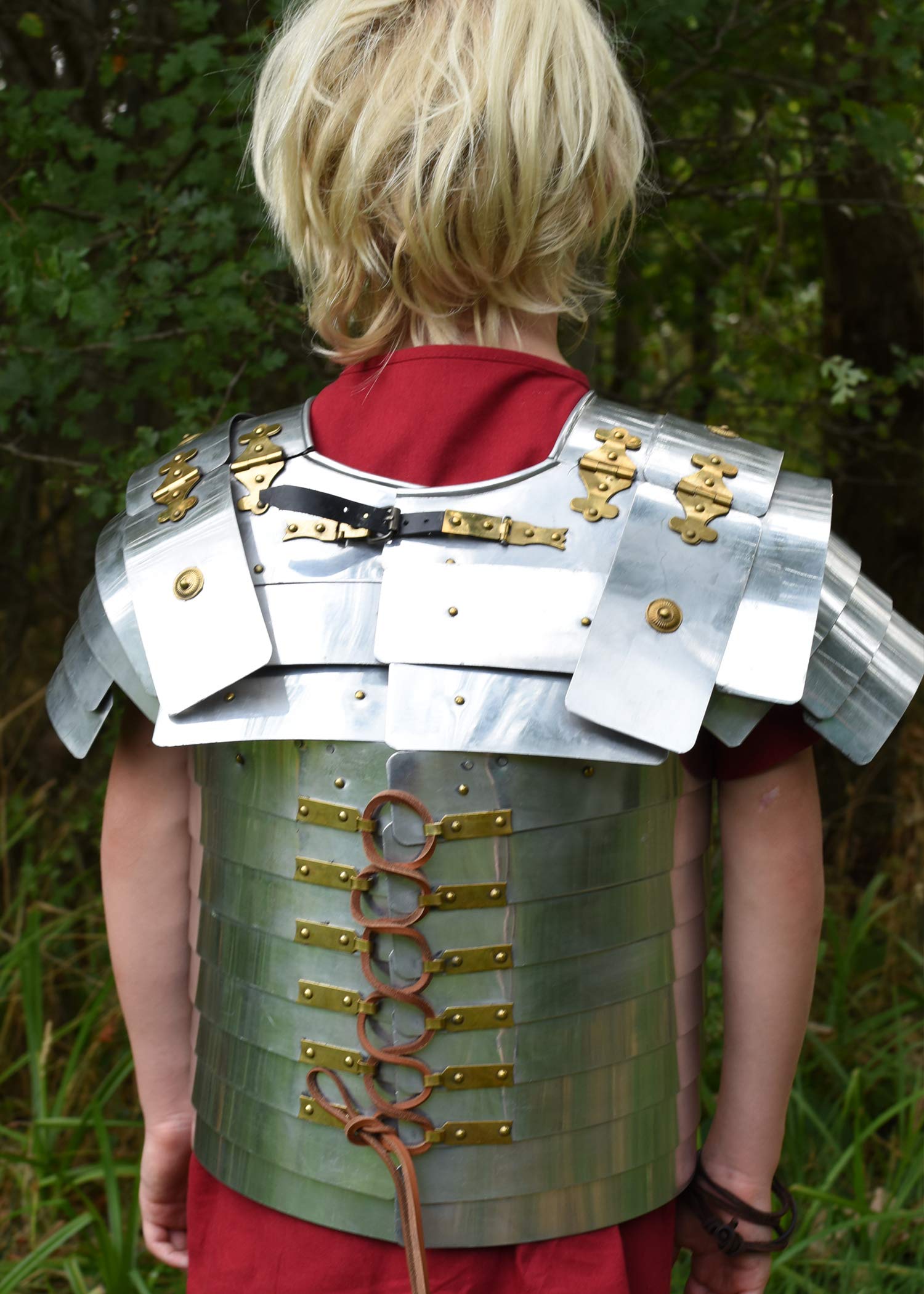 Battle-Merchant Lorica Segmentata Junior, opiekacz dla dzieci, aluminium