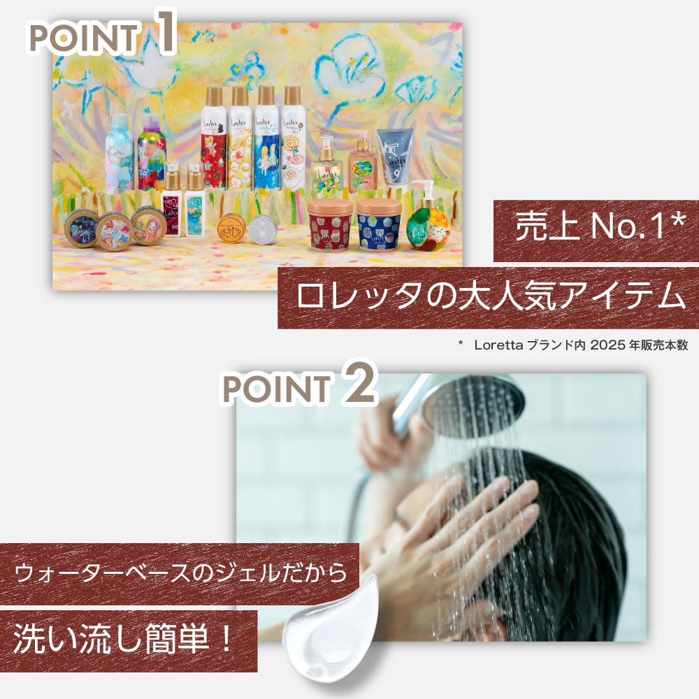 Amazon | ロレッタ ハードゼリー 300g×5個セット スタイリング剤