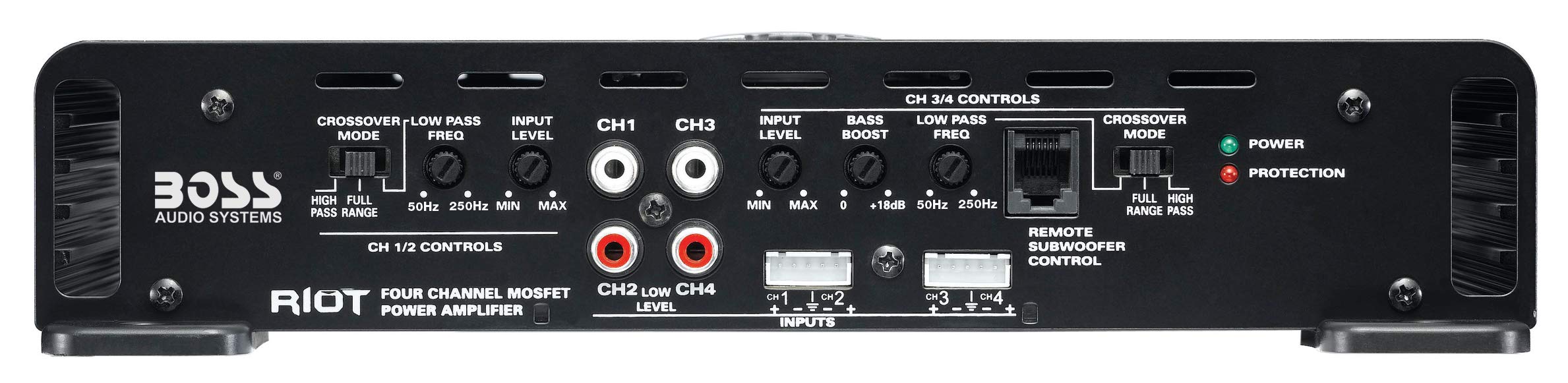 Snapklik.com : BOSS Audio Systems R1004 Riot Series Car Amplifier - 400 ...