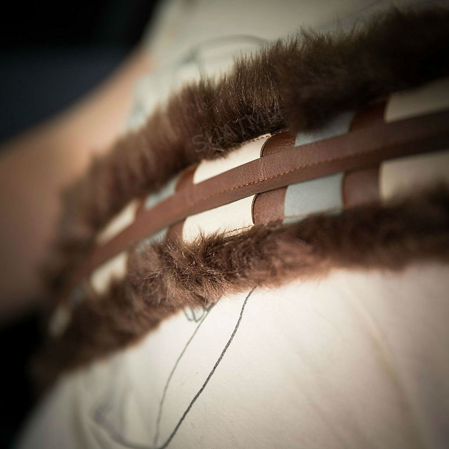 Amazon | シートベルト カバー パッド スターウォーズ チューバッカ 