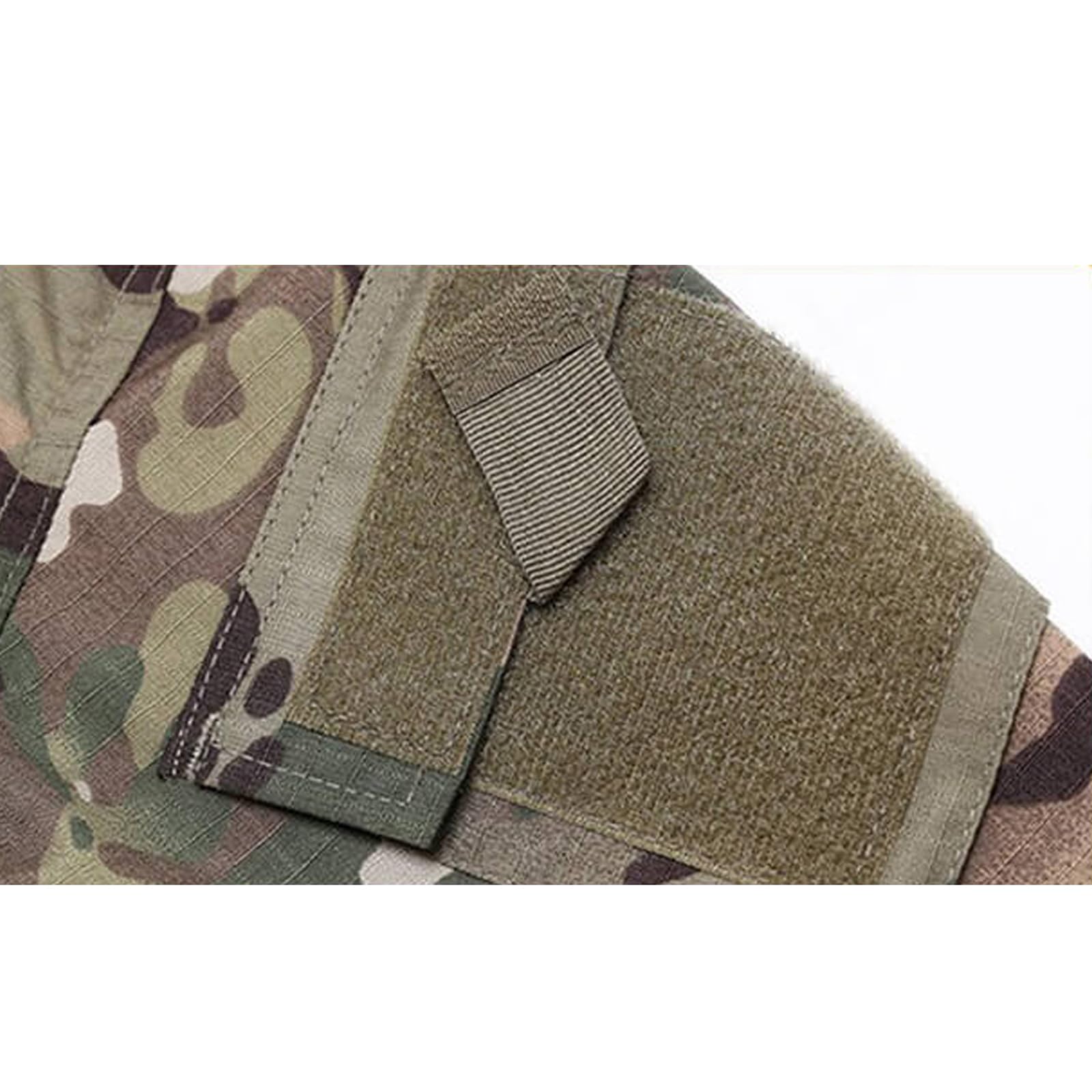 Niños Deportivo Ropa Táctica Conjuntos de Camiseta y Pantalones Airsoft Militar Camuflaje Primavera Verano Otoño Combate Senderismo Caza Camping para Niño Niña