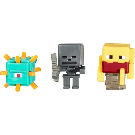 Amazon Com Minecraft Collectible Figures Set K 3 Pack Series 3 Toys Games