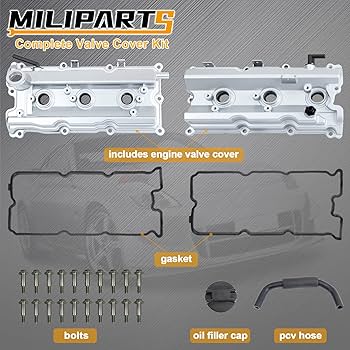 Amazon.com: MILIPARTS Upgrade Aluminum Engine Valve Cover