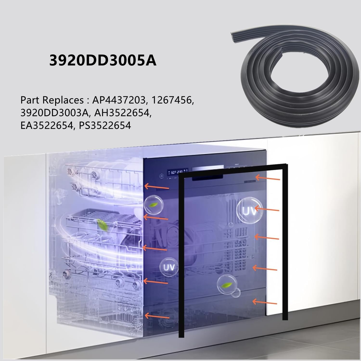 Joint Tour De Porte Lave-vaisselle Waltham Valberg Sharp 42064240