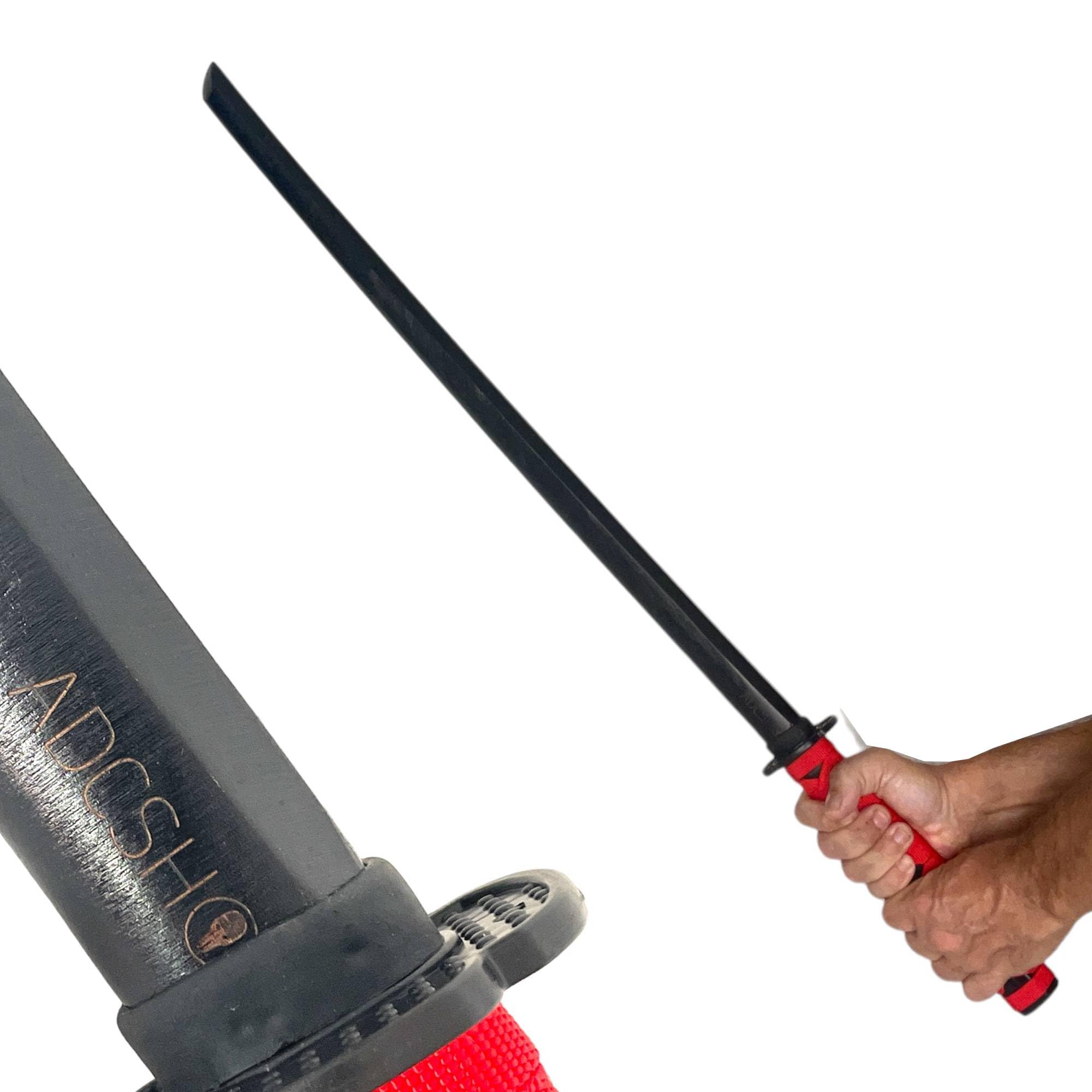 Bokken Negro de Entrenamiento ADCSHOP (Katana en Madera Natural Tintada)