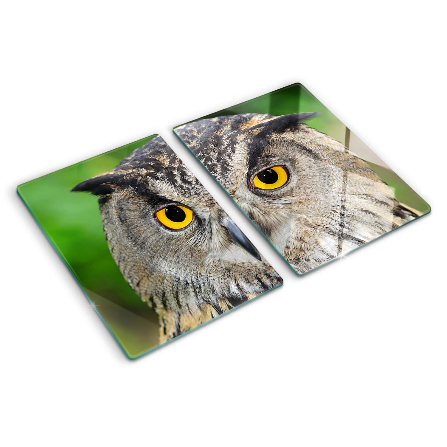 Planche de protection pour plaques de cuisson hibou sage 40x52 cm résistante au chaud