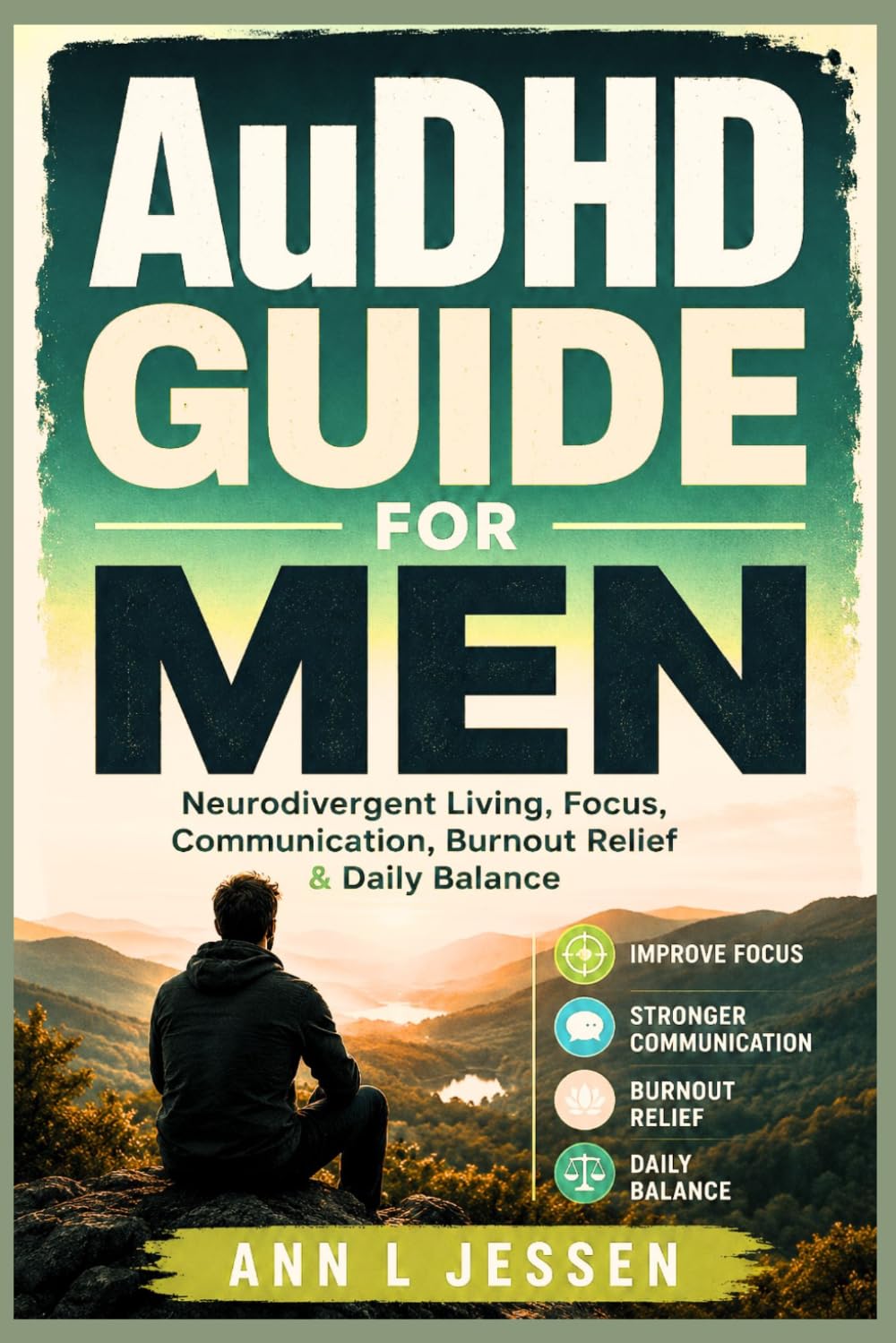 AuDHD Guide For Men: Neurodivergent Living, Focus, Communication, Burnout Relief & Daily Balance