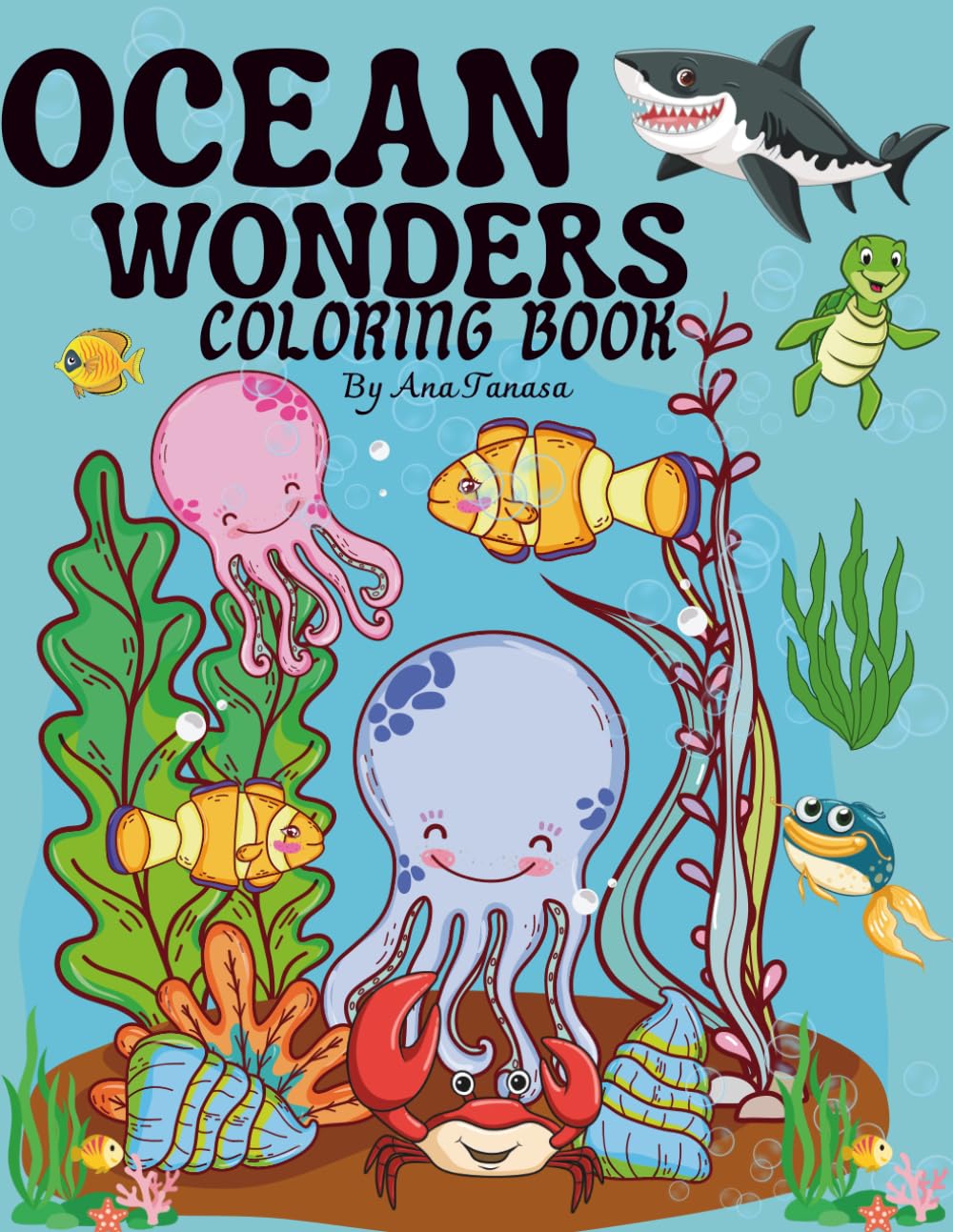 OCEAN WONDERS: Coloring book