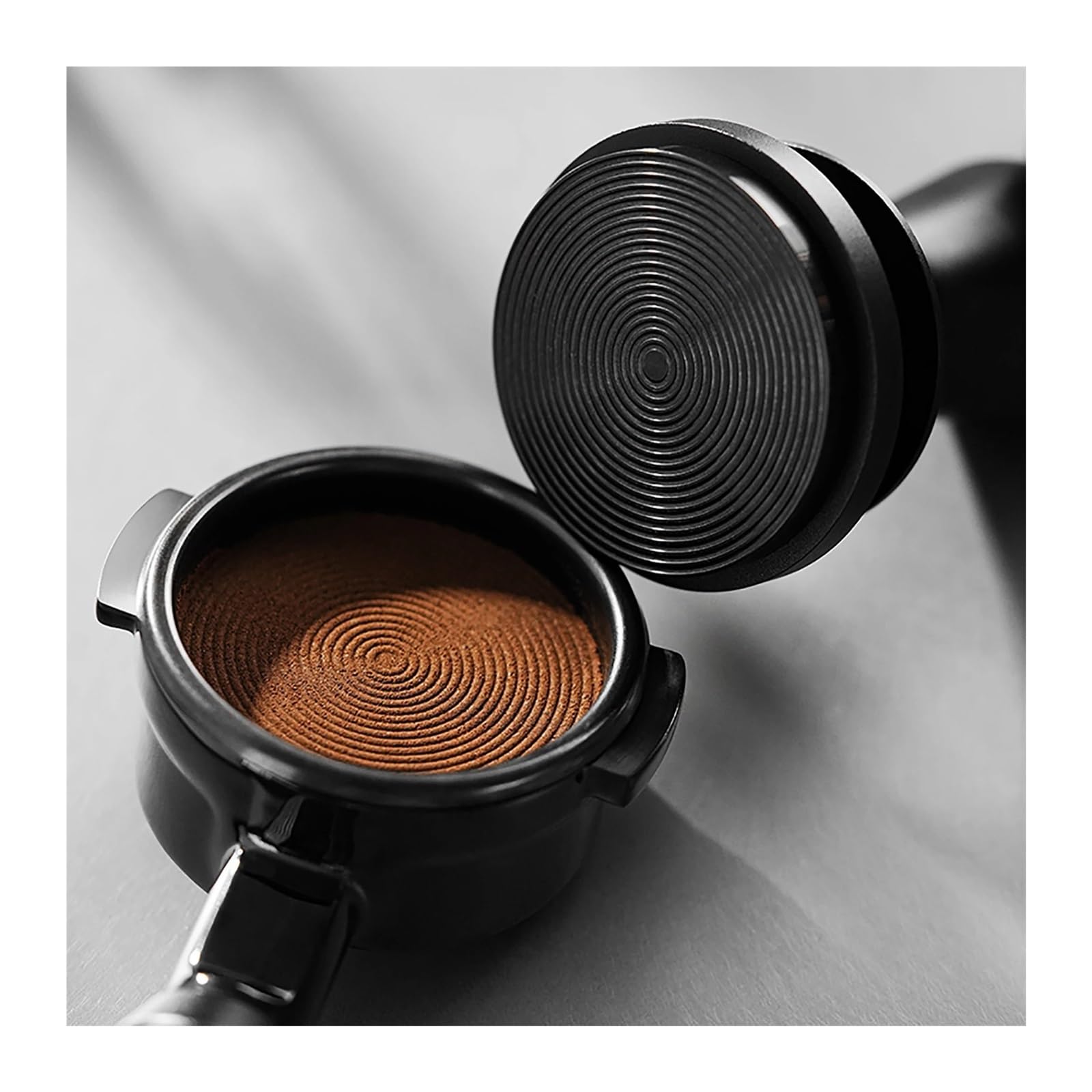 Tamper de café 51/53,35/58,5mm 30lb presión constante nivelador 3 resortes accesorios barista(58.5mm)