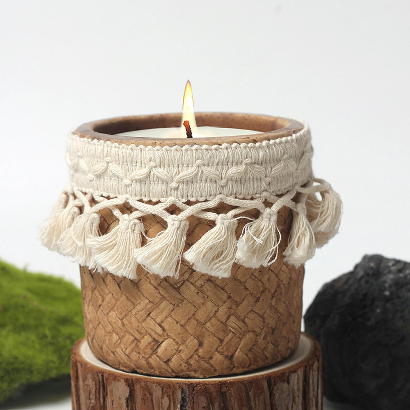 Lot de 2 paniers en forme de tube droit pour aromathérapie Style tube de citronnelle