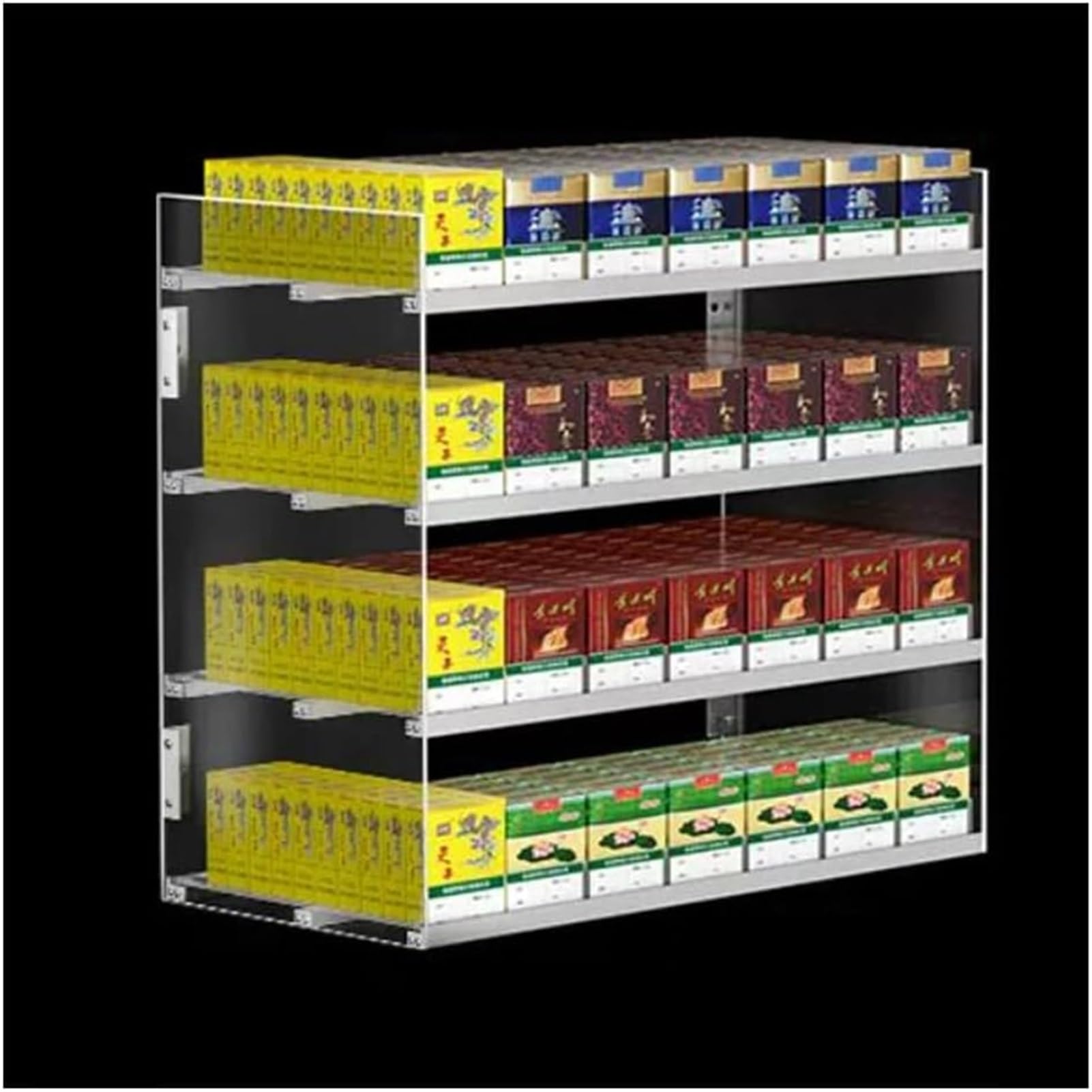 Automatischer Zigarettenständer zur Wand-/Arbeitsplattenmontage, für Einzelhandelsgeschäfte, effiziente Zigarette (67,5 x 18,2 x 38,5 cm), ideal für den Marktgebrauch