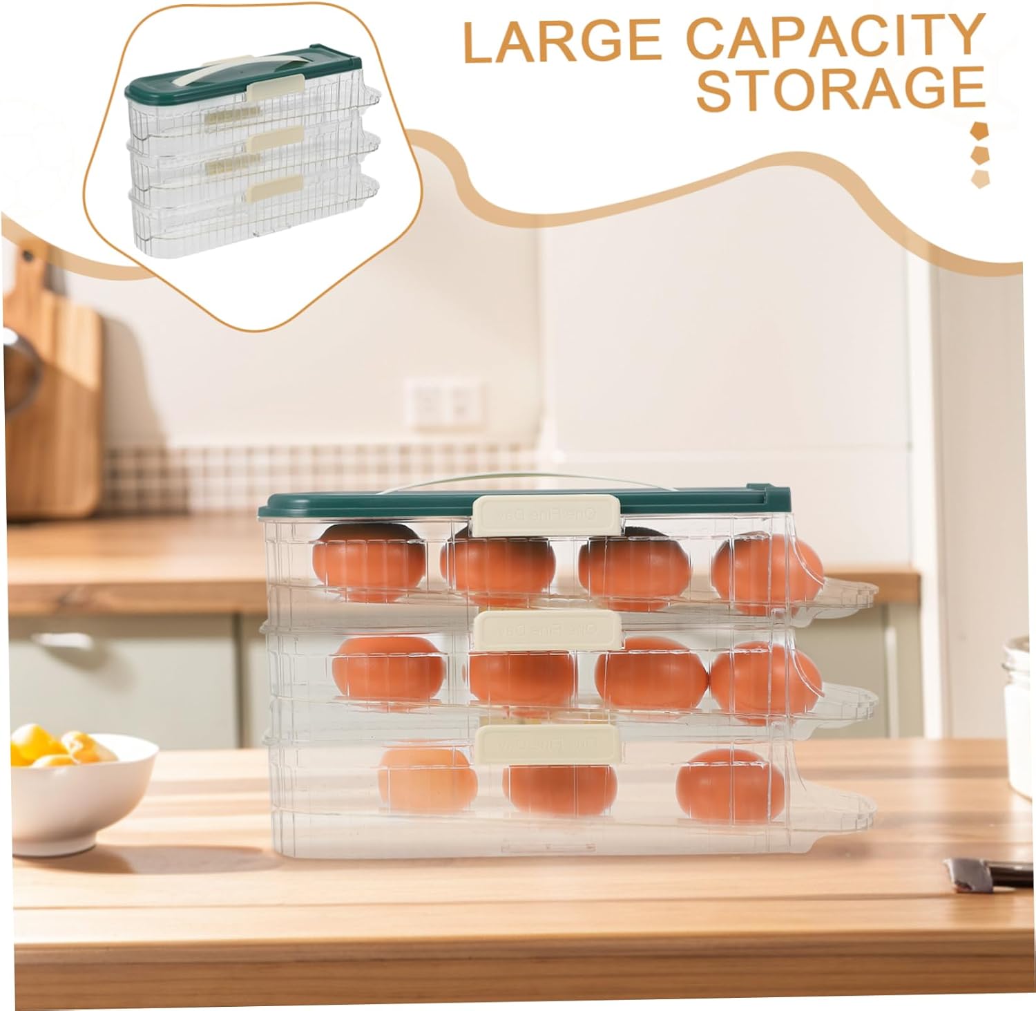 Automatic Rolling Egg Rack for Refrigerator Plastic Egg Tray Side Door Sealing Soda Can Dispenser