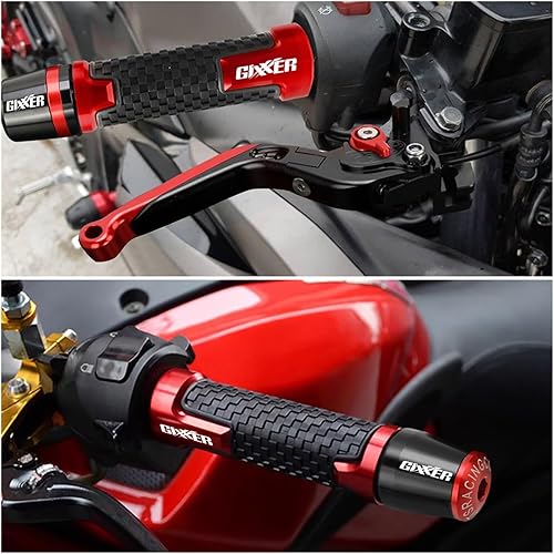 Miniatura 7 de Para Suzuki Gixxer 150sf 250sf 155 motocicleta manillar peso final manillar Grips tapa anti vibración silder plug