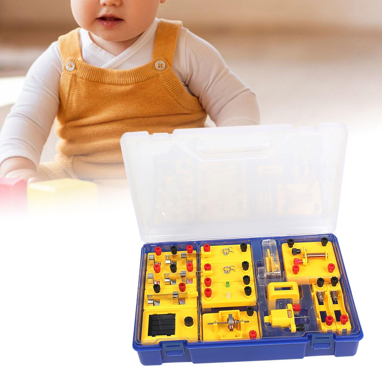 predolo Physik Lernkit Elektrische Schaltkreis Bausatz Experimentierkasten Stromkreis Material DIY set für Praktische Experimente Und Förderung Technischer