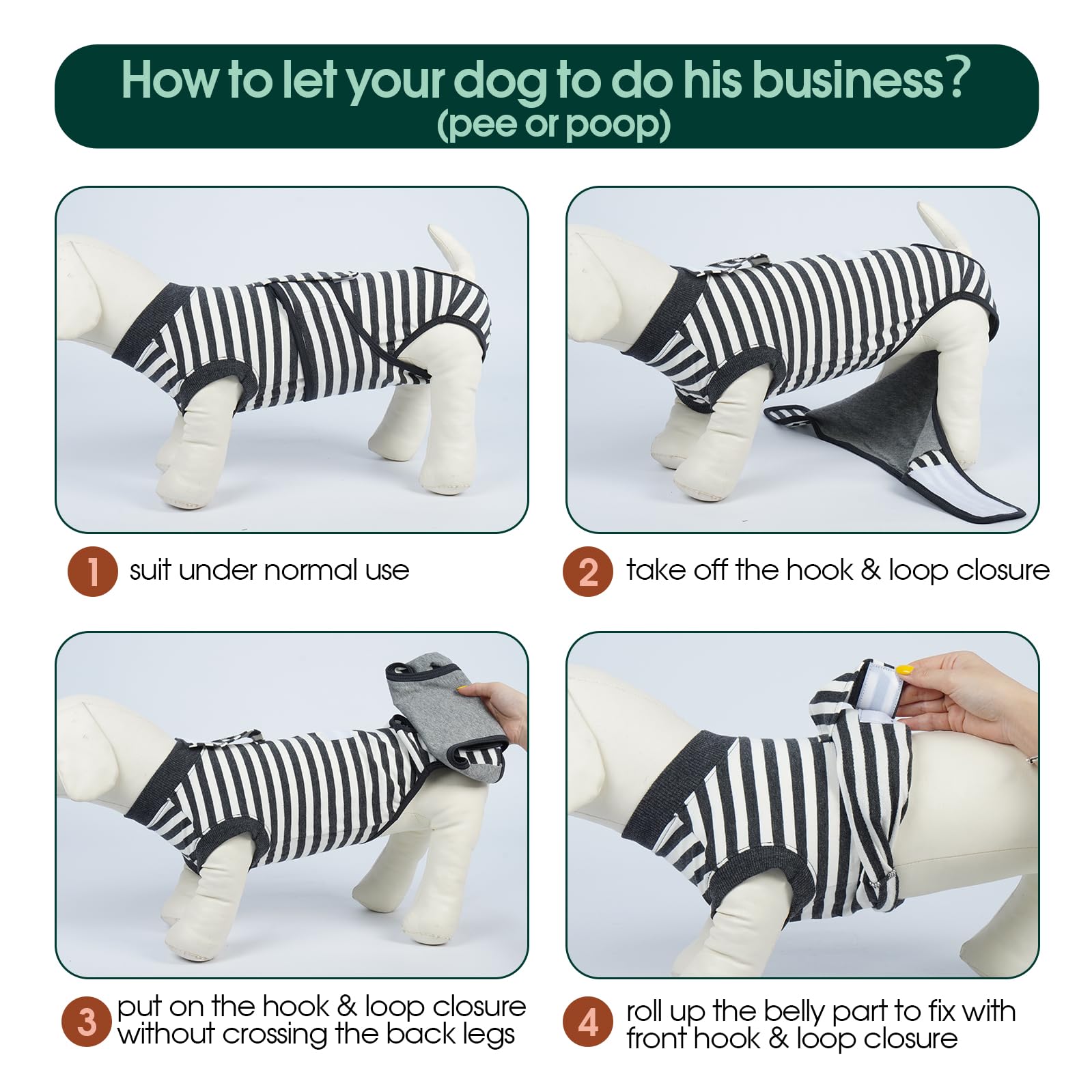 Kuoser Dog Surgery Recovery Suit - Image 4