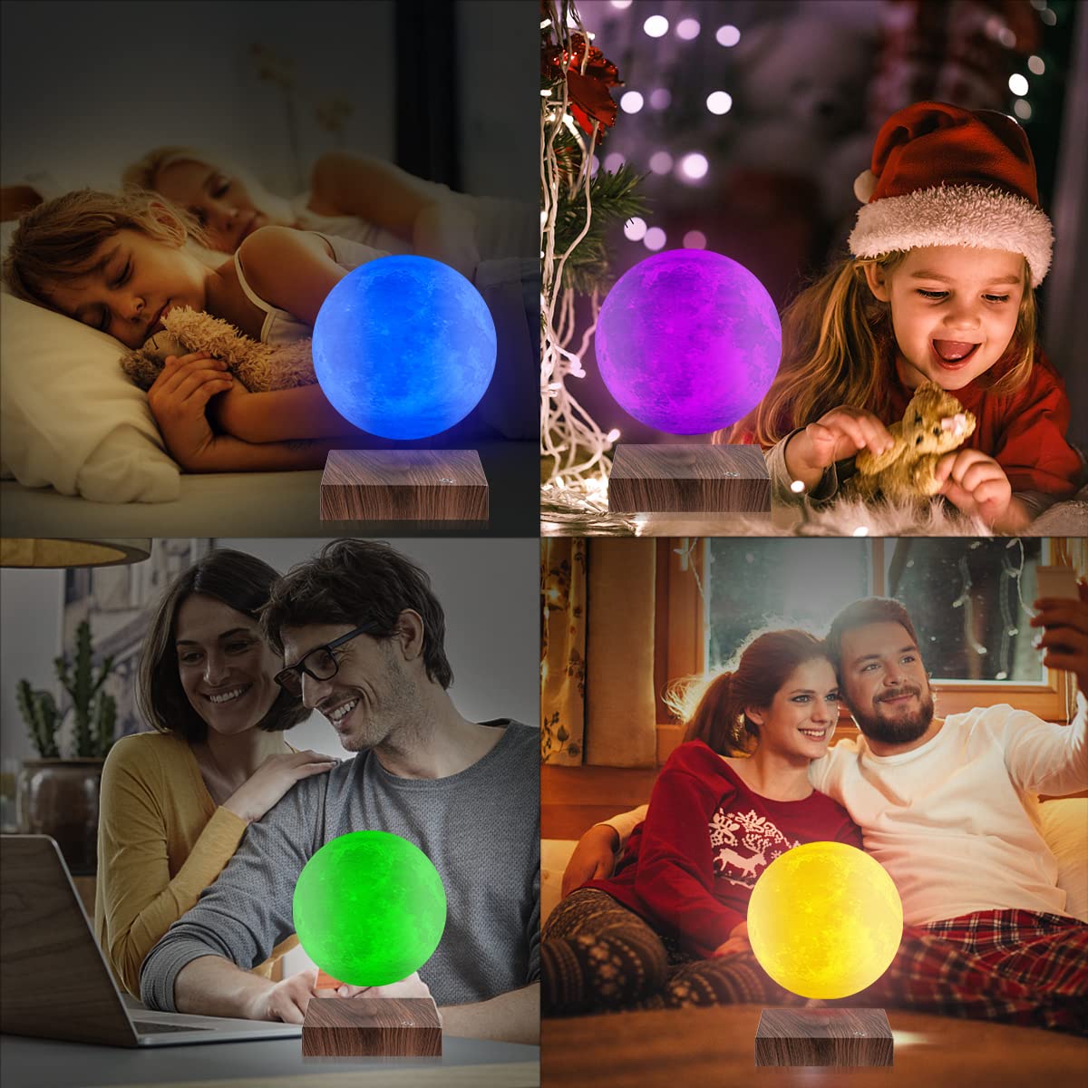 ワイヤレス3Dムーンライト 3Dプリンターで月を再現、ワイヤレスLED照明「ムーンライト」蔦