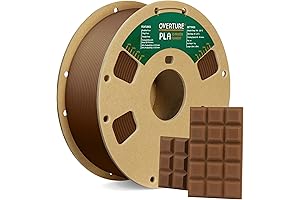 Premium OVERTURE PLA Filament 3D Printing Supply, Precise and Durable