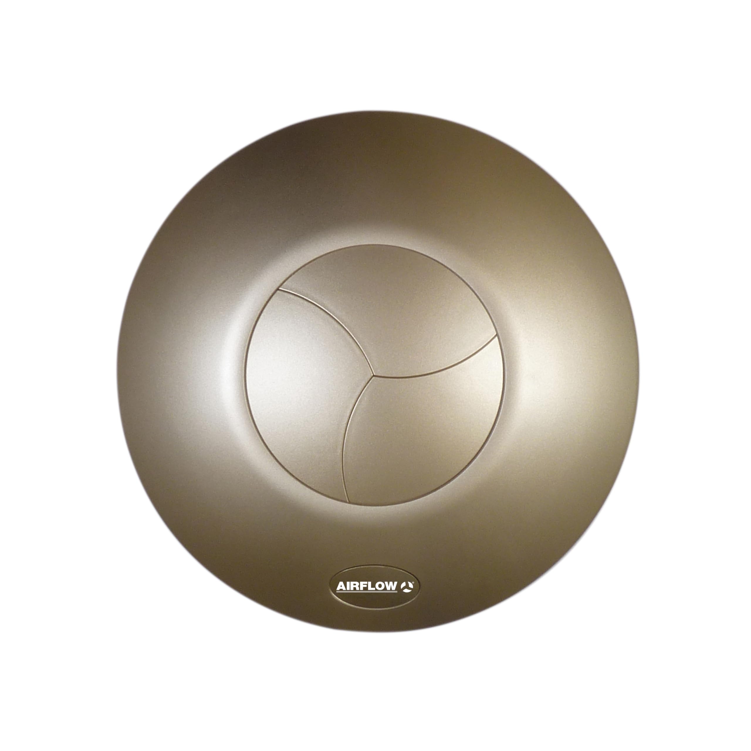 Airflow iCON 15 Copertura Ventilatore in Elegante Pietra Sabbia (Oro) – Look Designer per Bagni – Compatibile con Estrattore iCON 15 & 15S