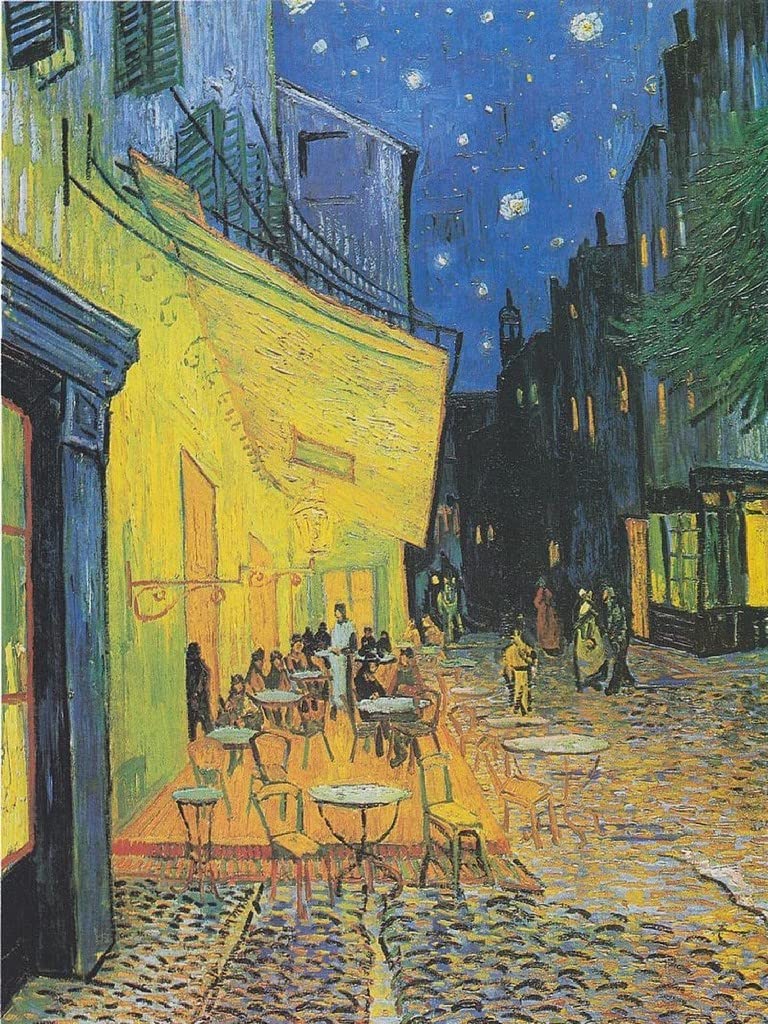 liziciti 5D Diamond Painting Kits, 12x16in Full Drill Van Gogh's Diamond Famous Paintings Collection Abstract Art Wall Decor DIY (Cafe Terrace at Night)