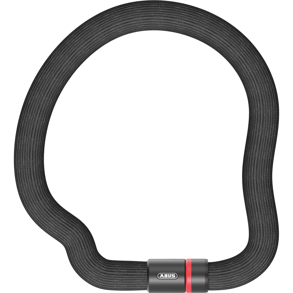 ABUS Goose Lock Chain Lock - Flexible, Rattle-Free Bicycle Lock Made of Hardened Steel - 6 mm Thick - with Key