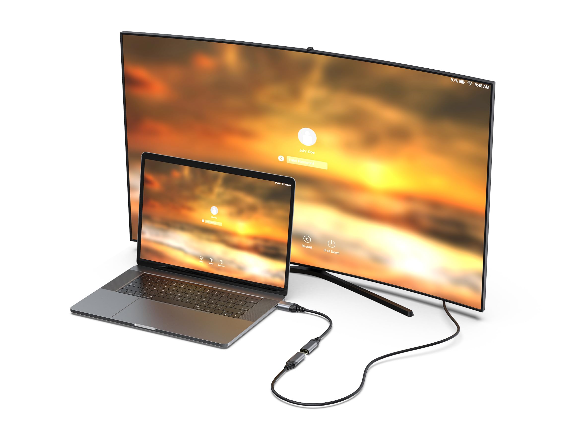Equip Adaptateur DisplayPort 1.4 vers HDMI 8K/60Hz 133446