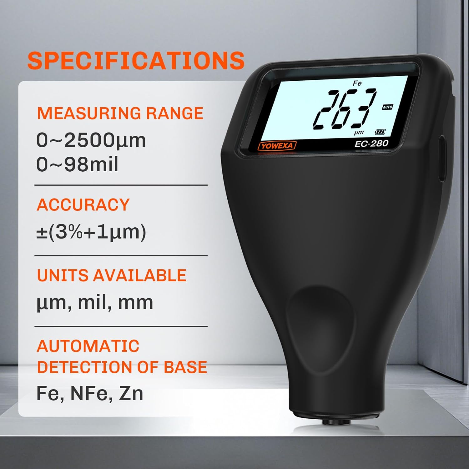 EC-280 Paint Thickness Gauge and YW-791 Brake Fluid Tester