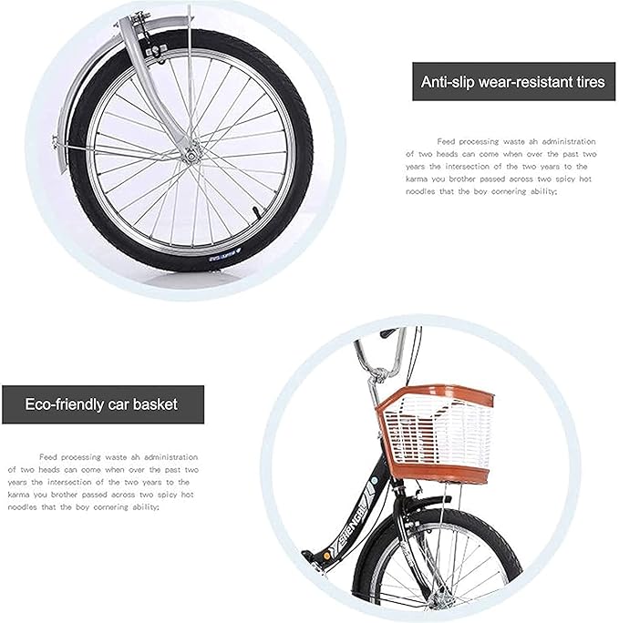 Triciclo Urbano PAGOIAAR para Adultos 20" 5 Velocidades miniatura 5
