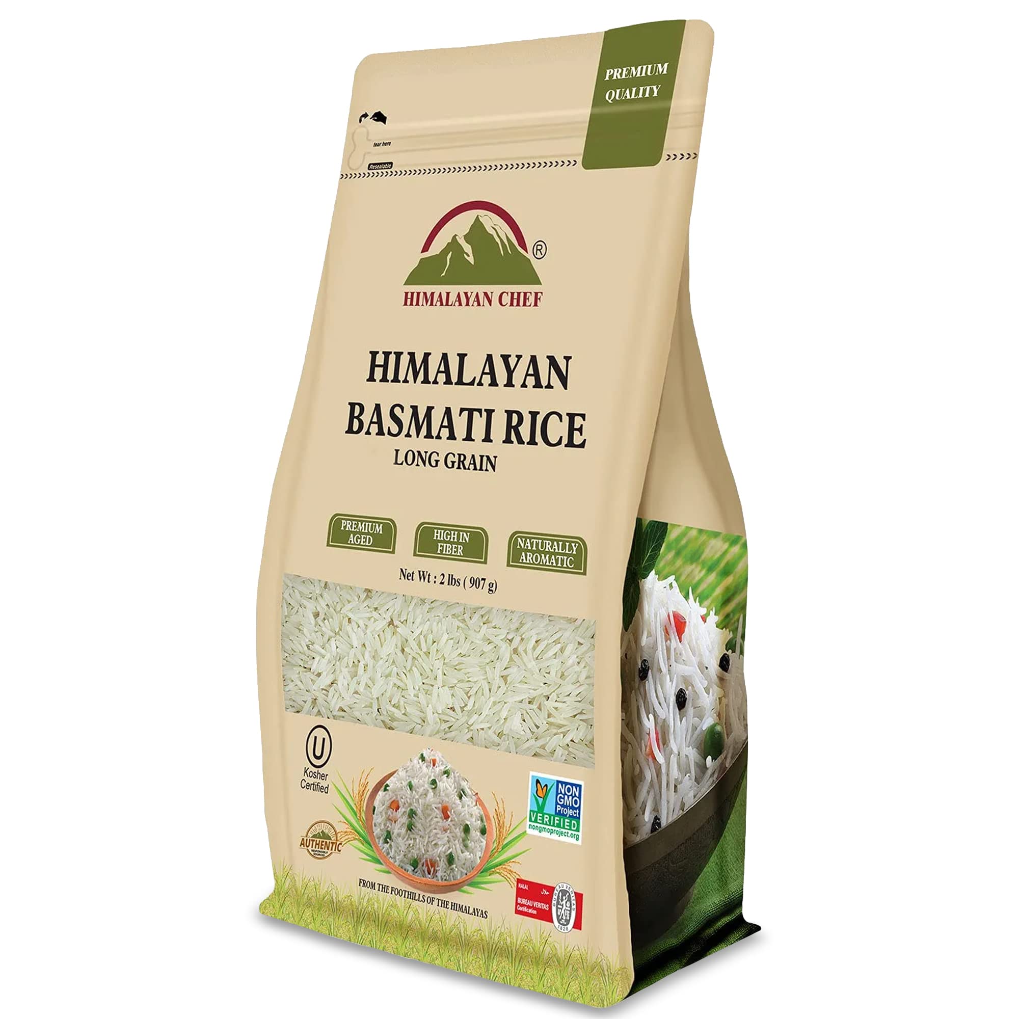 Himalayan Chef Basmati Rice, Natural, 32 Oz