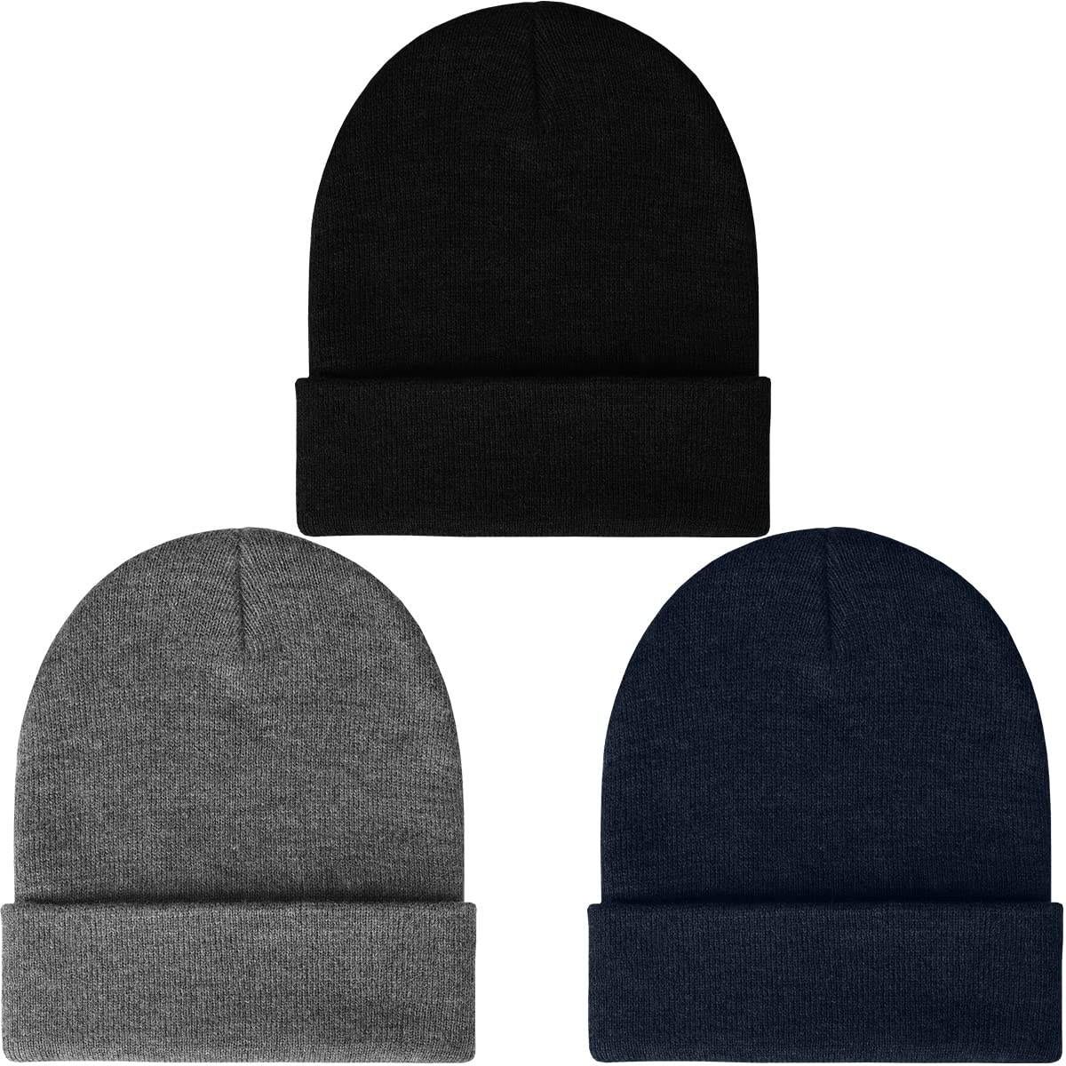 ZEXIAN Soft Winter Skull Beanie for Men＆Women,Warm Knit Ski Hat Unisex