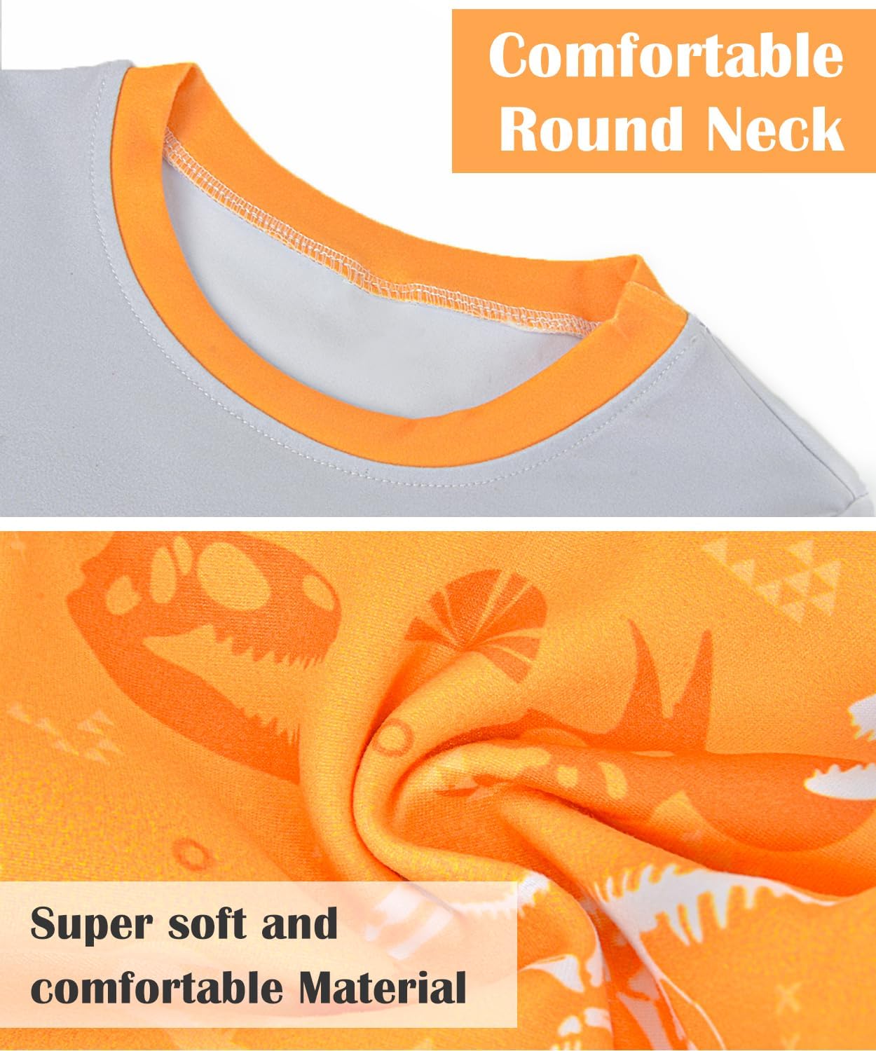 Fiodrimy Boys Pajamas 2 Pieces Pajama Set for Boy Long PJs Sleepwear Soft & Cute for Kids Jmmies Clothes 3-8 Years - Image 5