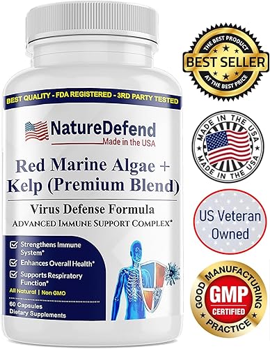 Miniatura 2 de Fortalece las algas marinas rojas y algas marinas y algas integrales y únicas. La calidad importa!